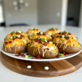 Loaded Twice Baked Potatoes Recipe
