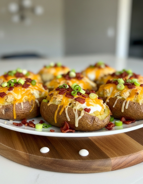 Loaded Twice Baked Potatoes Recipe