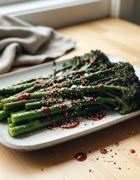Gochujang Brown Butter Charred Broccolini Recipe