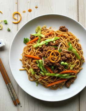 Ground Beef Chow Main Recipe
