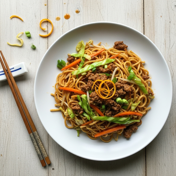 Ground Beef Chow Main Recipe
