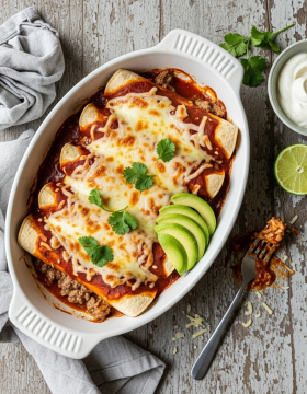 Ground Beef Enchiladas Recipe