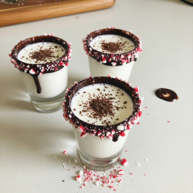 Peppermint Bark Shots Recipe