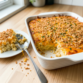 Copycat Cracker Barrel hashbrown casserole Recipe