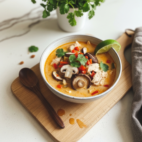 thai coconut soup Recipe