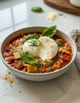 crockpot lasagna soup Recipe