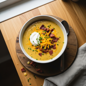 potato cheese soup Recipe