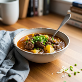 hamburger potato soup Recipe