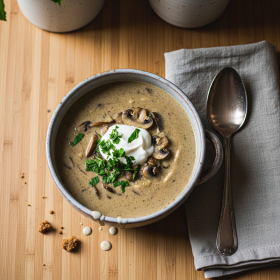 creamy mushroom soup Recipe