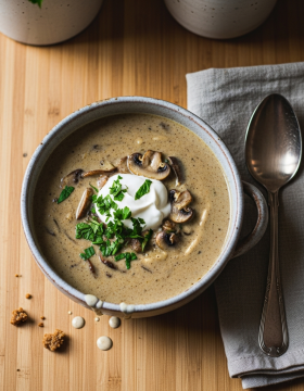creamy mushroom soup Recipe