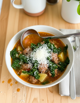 sausage and kale soup Recipe