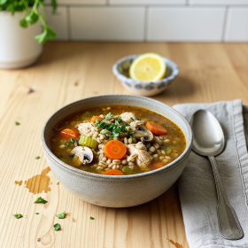 chicken barley soup Recipe