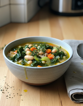white bean and kale soup Recipe
